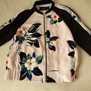 Zara Zip-Up Bomber Jacket